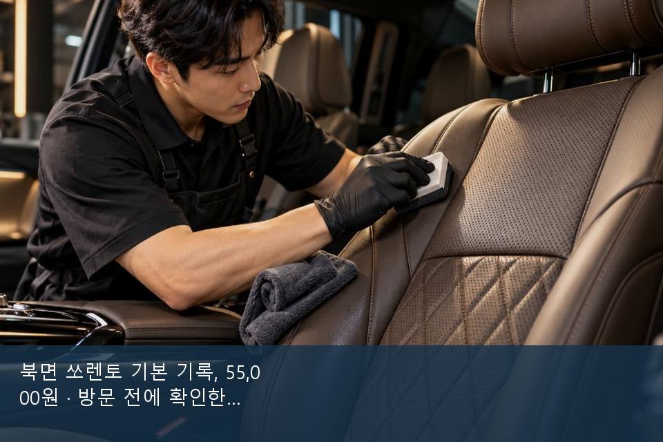북면 쏘렌토 기본 기록, 55,000원 · 방문 전에 확인한 것